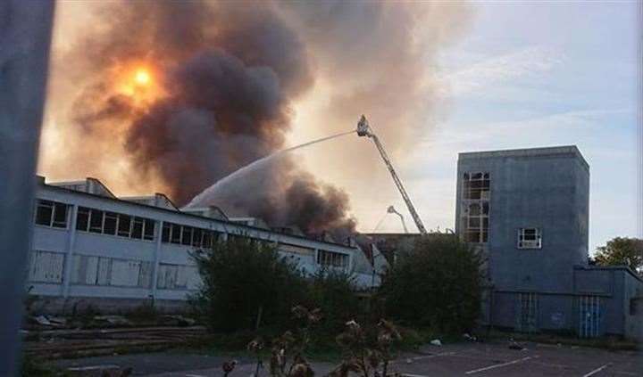Westwood industrial unit fire (16174714)