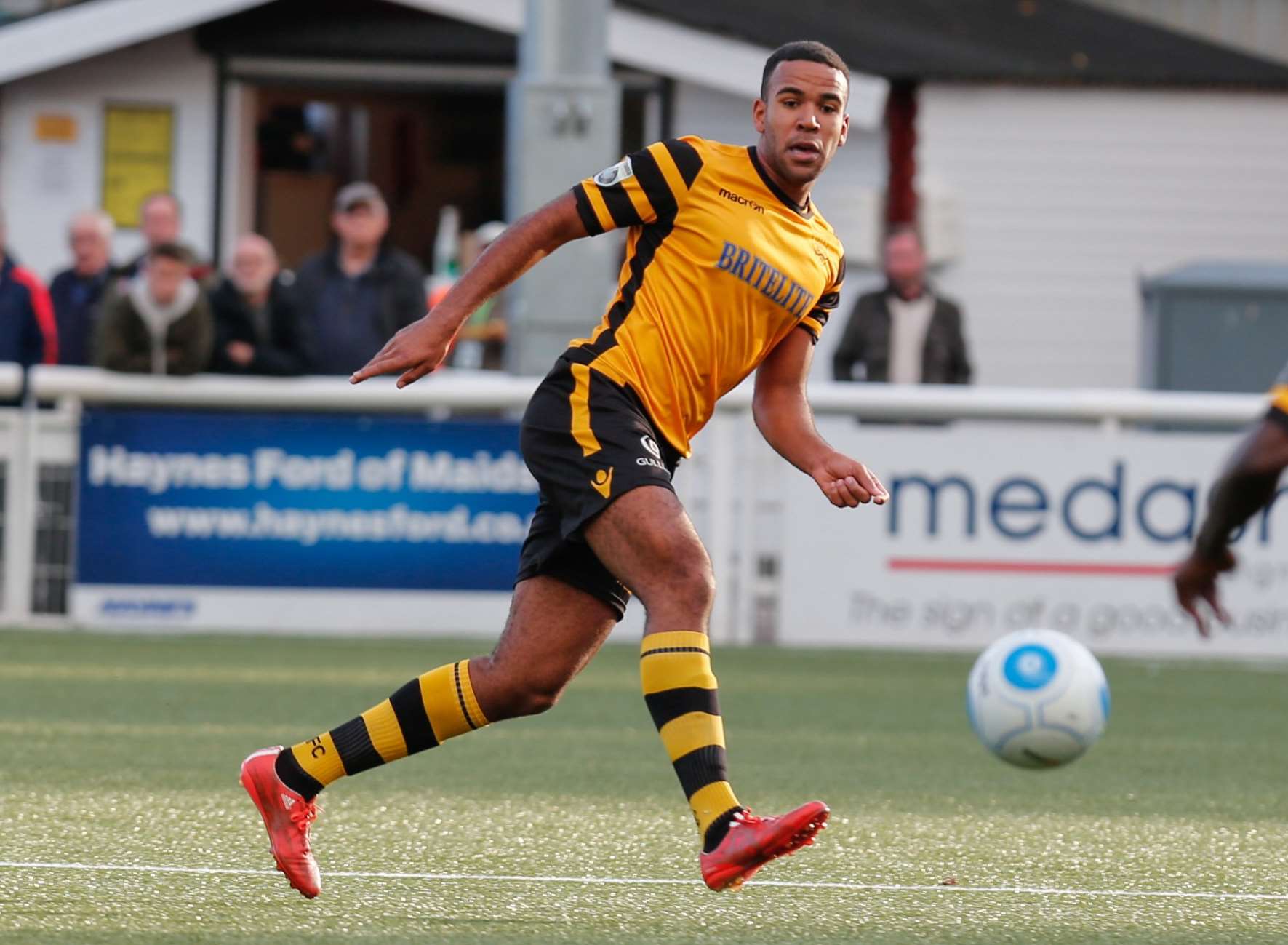 Maidstone's Kevin Lokko has made the England C squad Picture: Matthew Walker