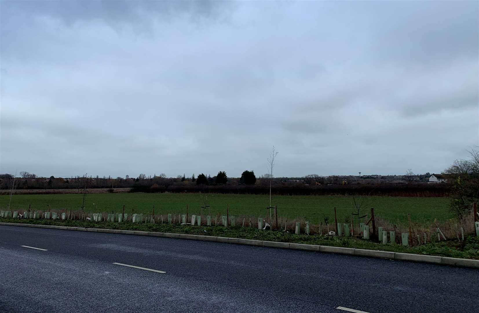 160 homes are going to be built on farmland near Ashley Walters’ home