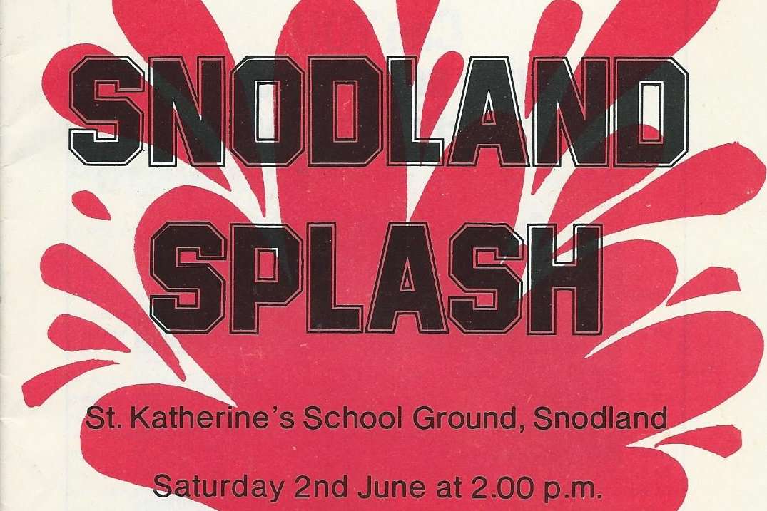 The Snodland Splash was a highlight in the town's calendar when Diana Dors attended in 1973