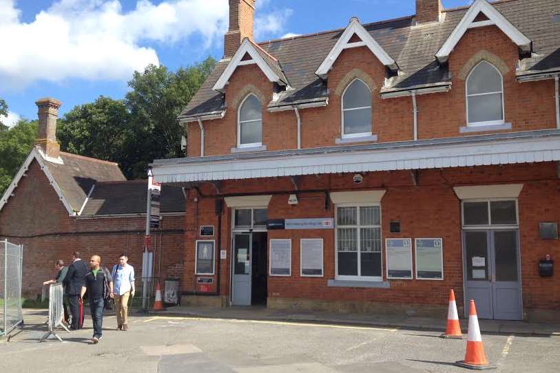 Emergency services were called to West Malling station