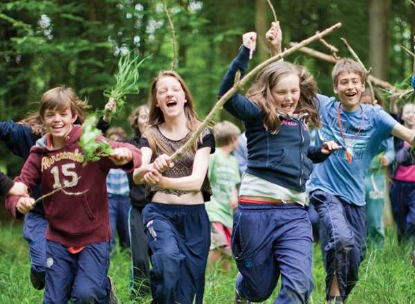 Bushcraft activities at Penshurst Place Picture: The Bushcraft Company