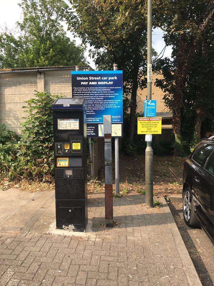Medway Council have decided to extend parking charges until 1am (3049309)