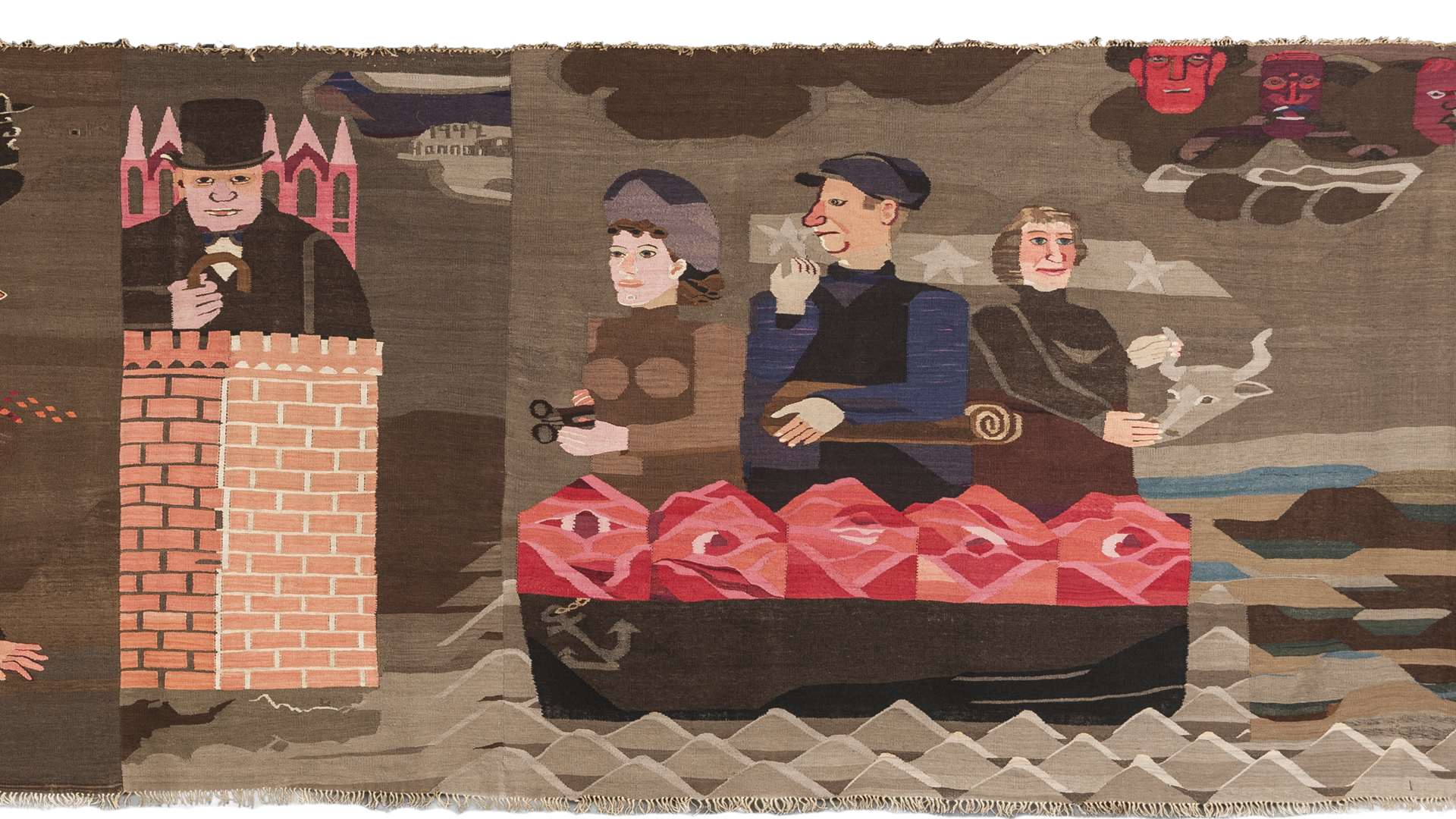 Tapestry by Hannah Ryggen, 1943