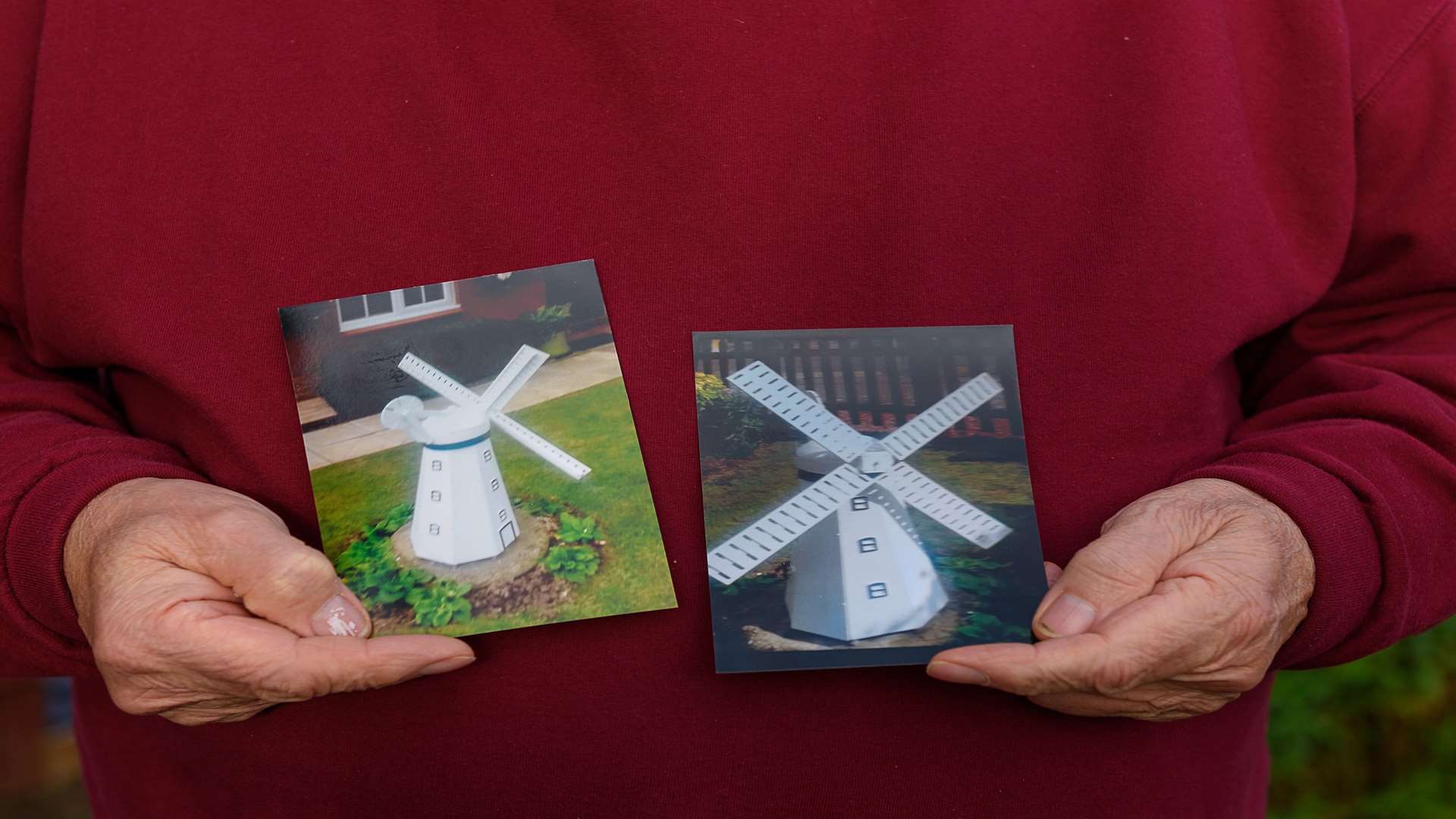 Maurice and his wife was given the windmill from a friend about seven years ago