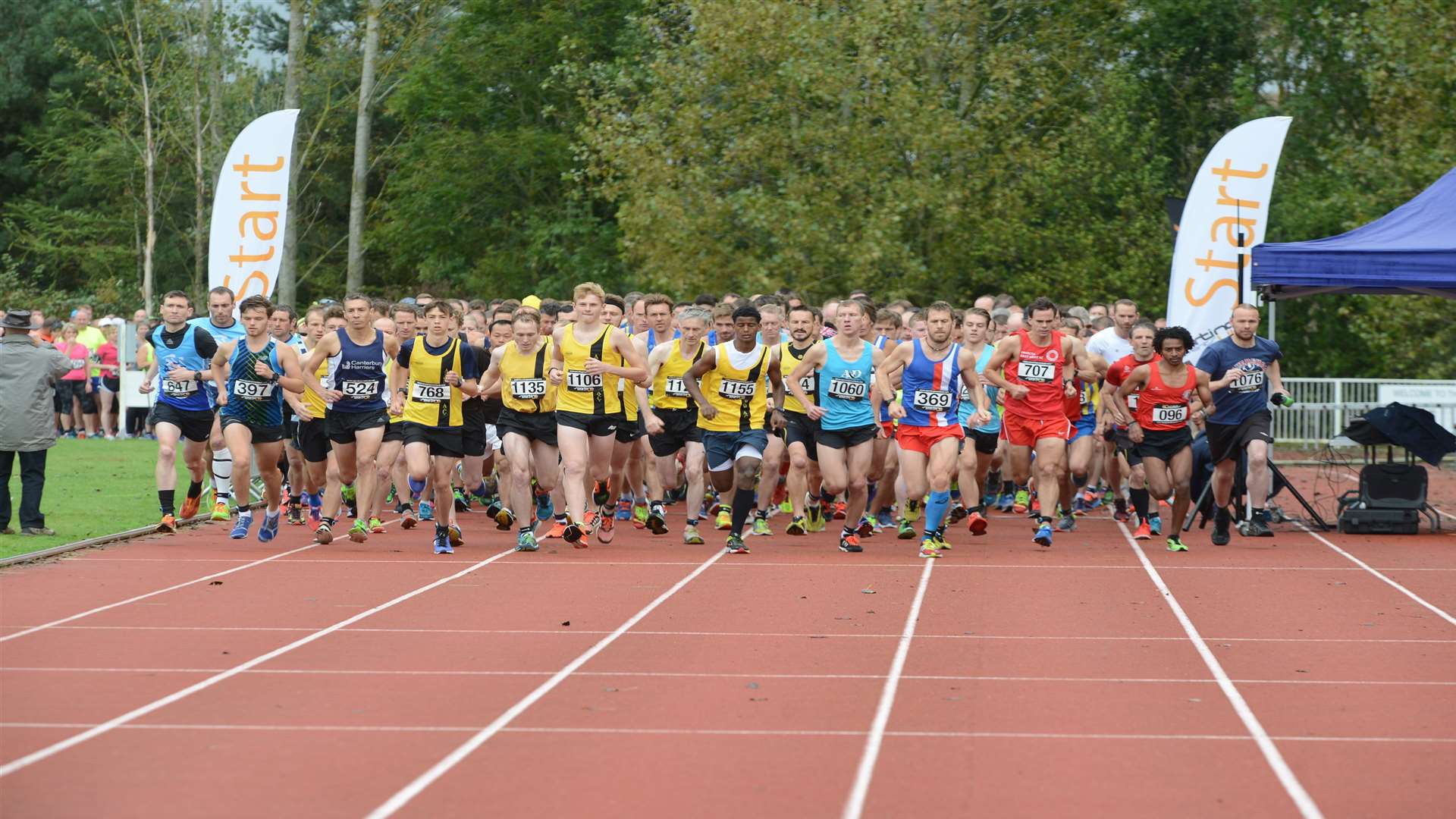 Runners at the 30th annual Givaudan Ashford 10k