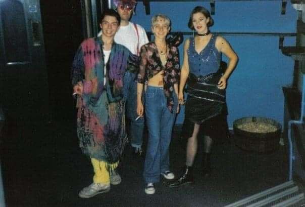 Spectacular fashion at JJ's in the 90s. Picture: George Beresford