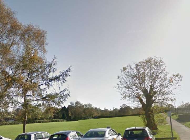 The travelers have set up camp at Hollybush Recreation Ground. Picture: Google