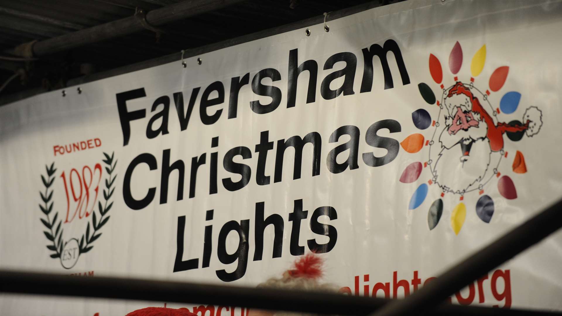 Faversham Christmas light display.