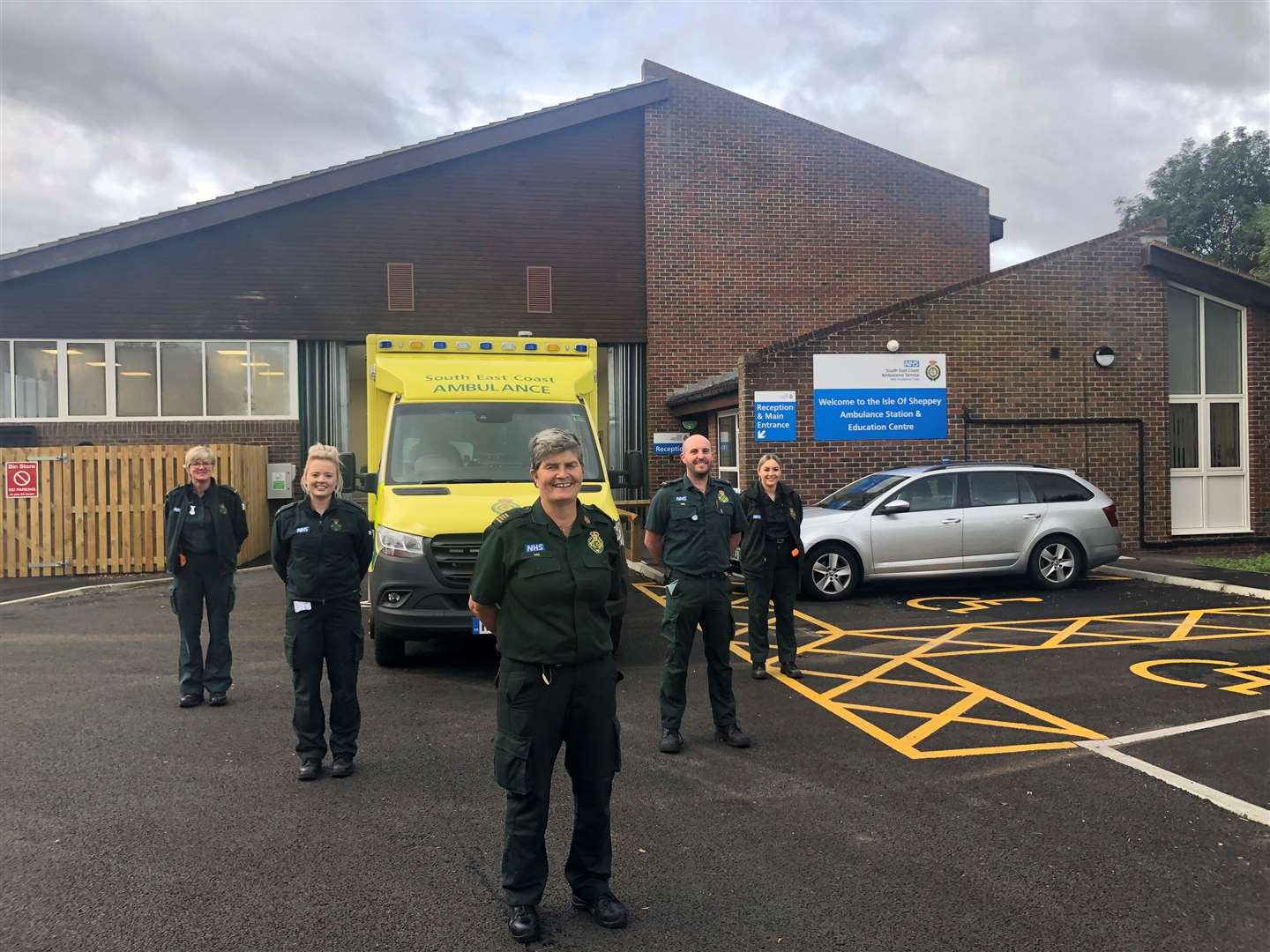 New-look Sheppey ambulance station in Main Road, Queenborough Picture: South East Coast Ambulance Trust