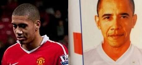 Chris Smalling (Picture: Andrea Sartorati)... and the President of the United States
