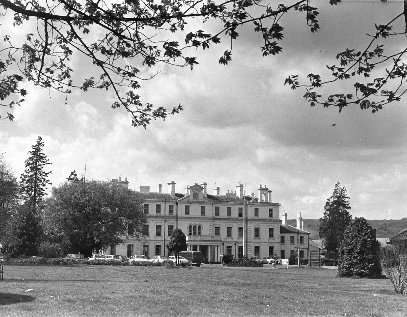 Leybourne Grange Hospital in 1973