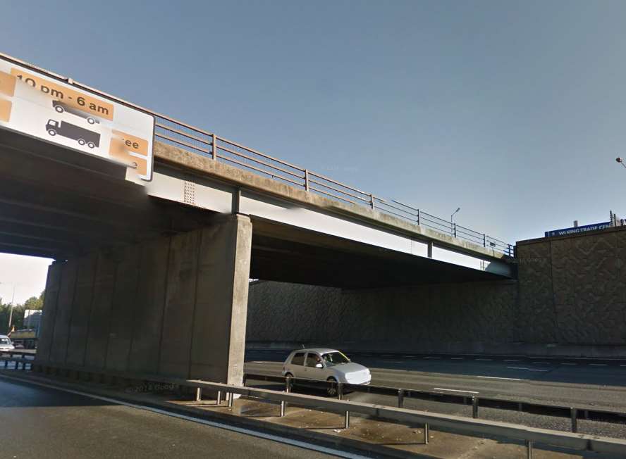 The bridge thought the scene of the incident. Picture: Google Maps