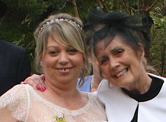 Proud mum Diane Mewett with daughter Joanne Perkiss