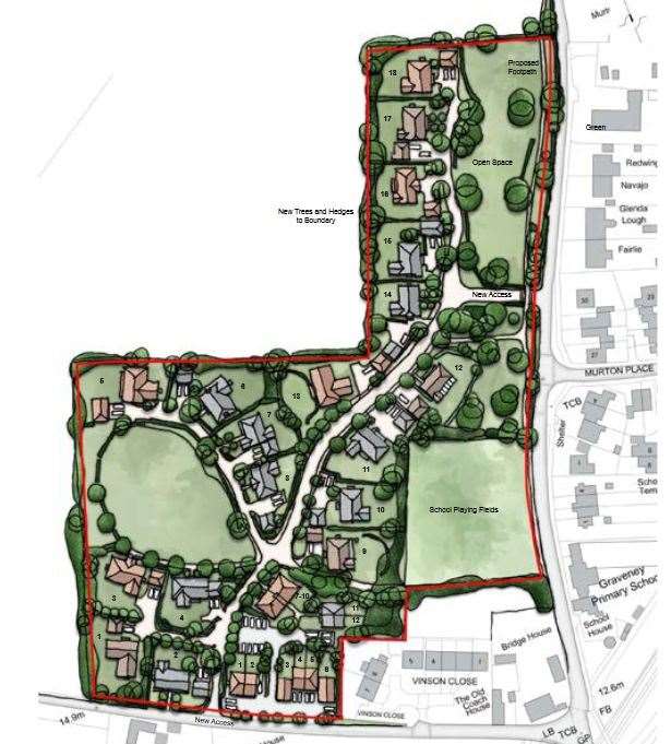 The scheme has been reduced in size following the first iteration of the plan and backlash from residents. Picture: Skylark Developments Ltd/Milton Studio