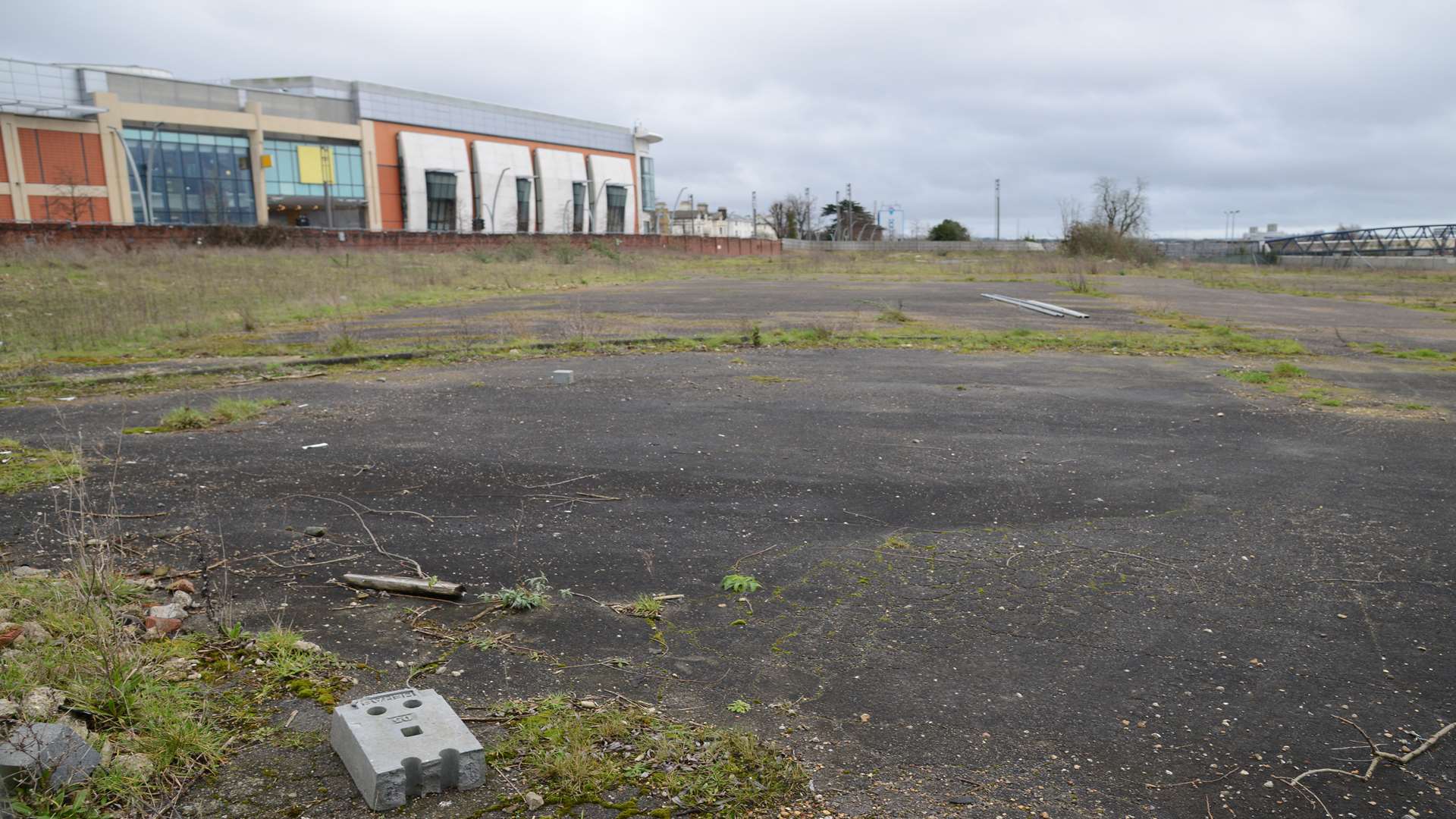 The land set for redevelopment.