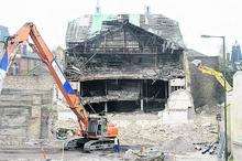 Demolition underway at Theatre Royal, Chatham