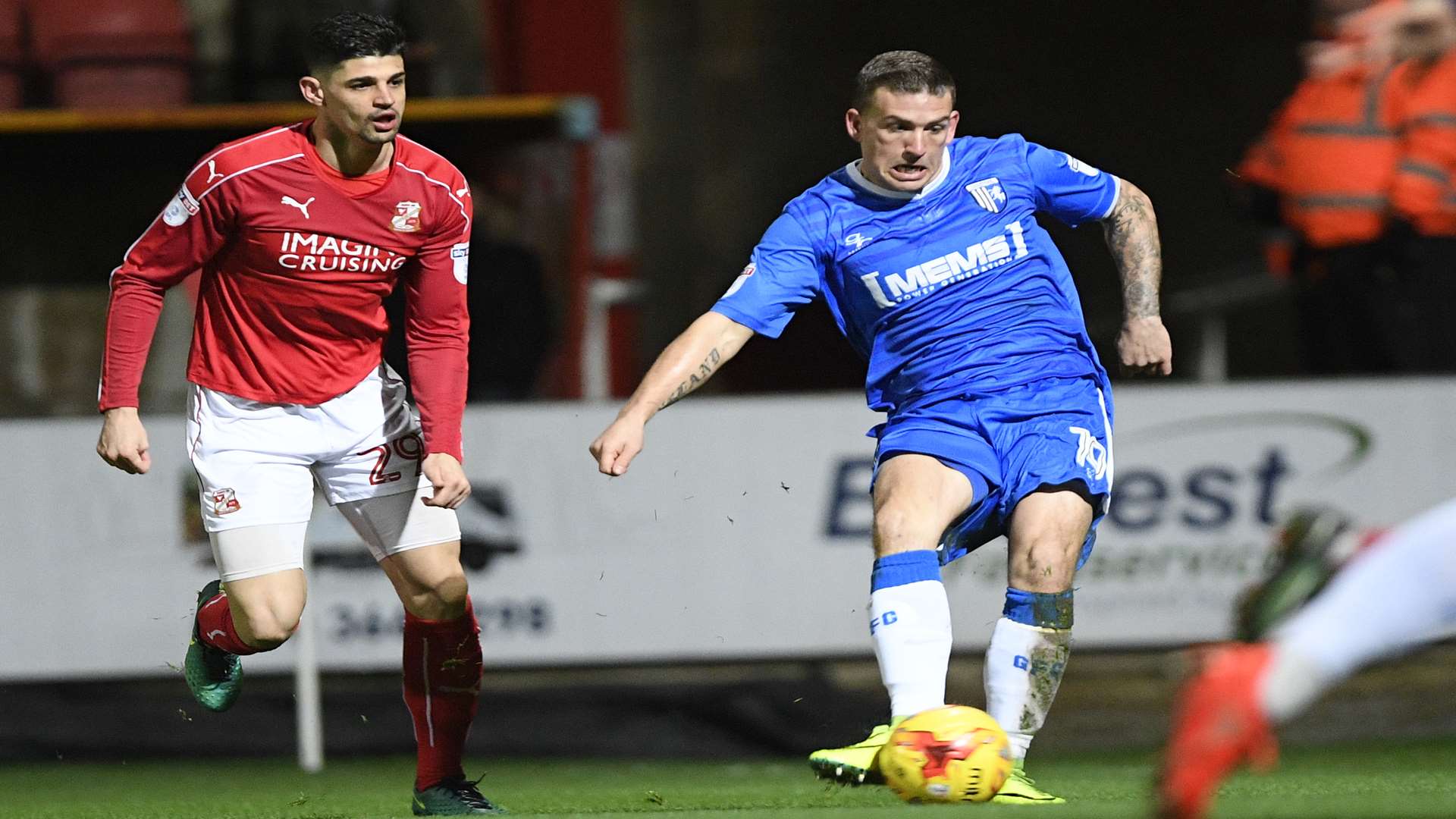 Things look good for Gills after Cody McDonald's 10th-minute opener Picture: Ady Kerry