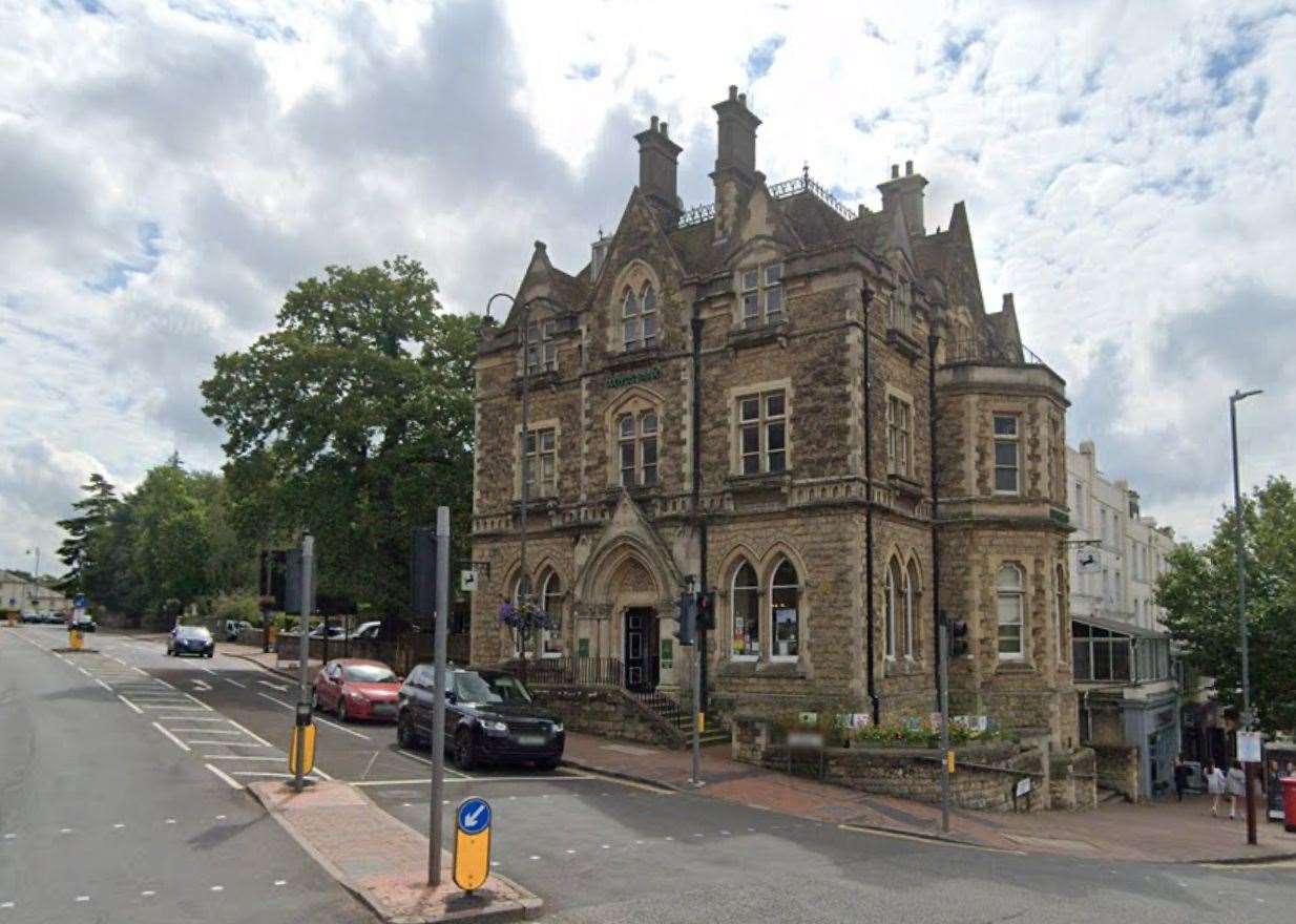 Lloyds Bank in Mount Pleasant Road, Tunbridge Wells, has reopened after renovations. Picture: Google