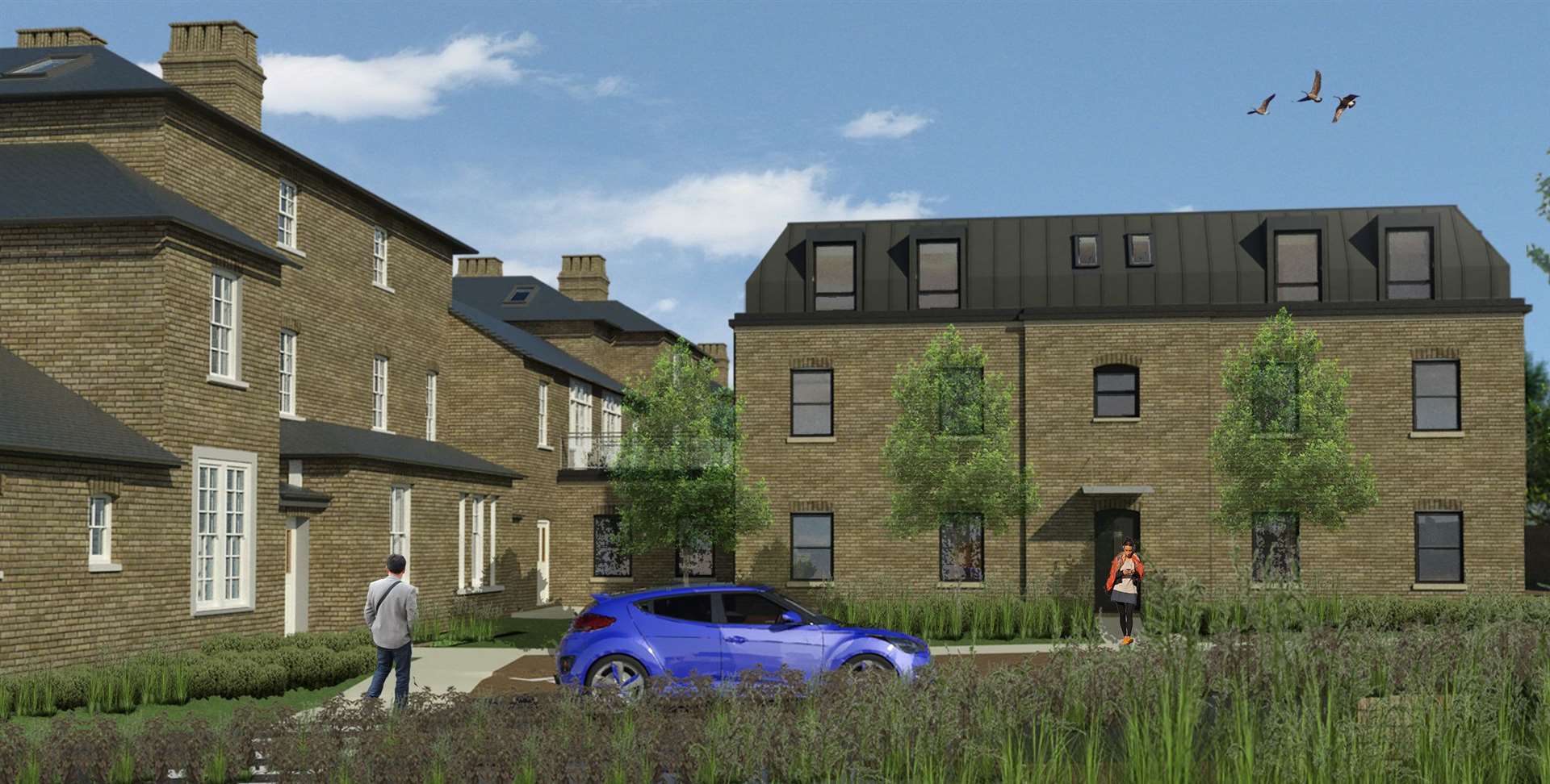 CGI images of what Somerfield Terrace will look like. Picture: Oliver Davis Homes