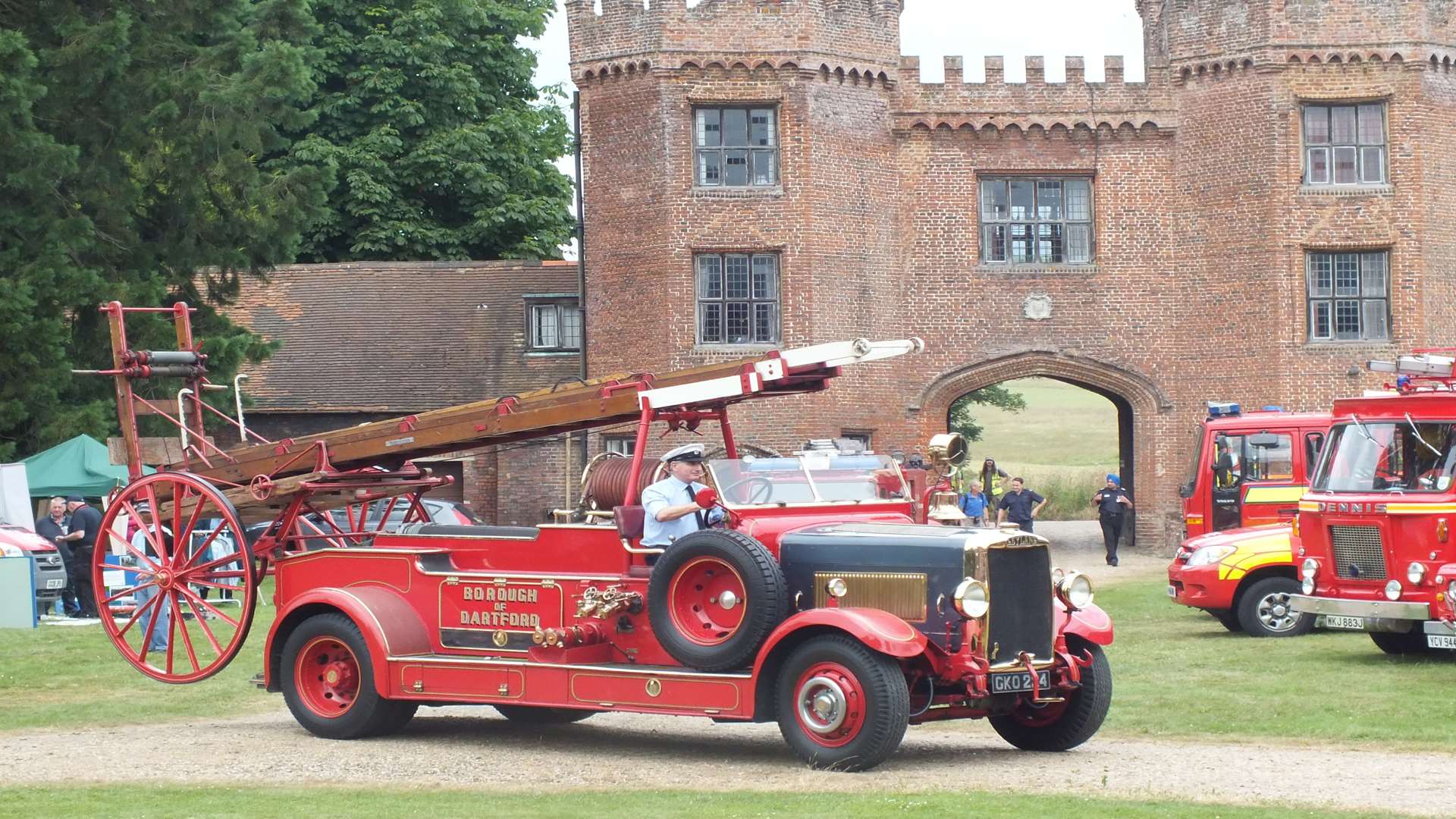 The fire engine rally is at Lullingstone Castle, near Eynsford, this weekend
