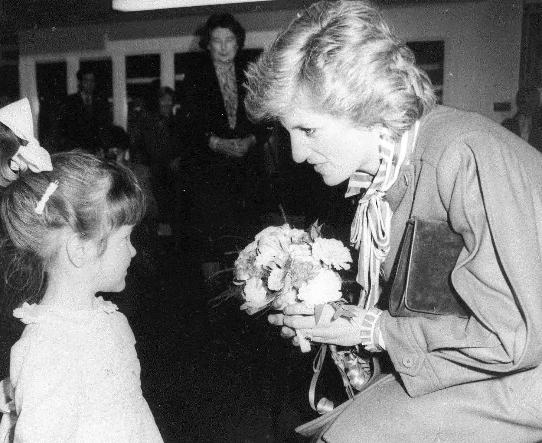 Rachel Malic came face to face with the Princess of Wales at the William Harvey Hospital, Ashford, in December 1985. The Princess, as patron of the national Rubella Council, met women who had been vaccinated against German measles