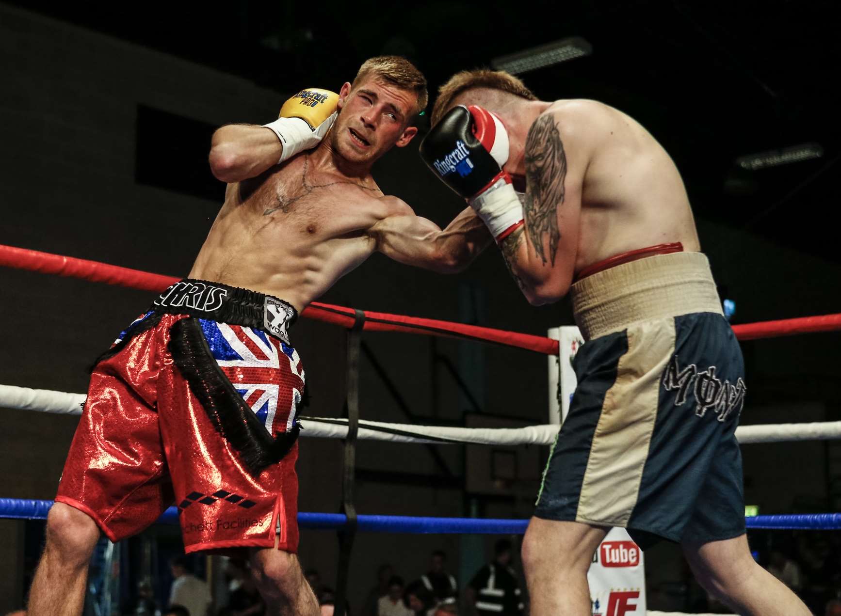 Chris Matthews gets to work against Antonio Horvatic Picture: Countrywide Photographic