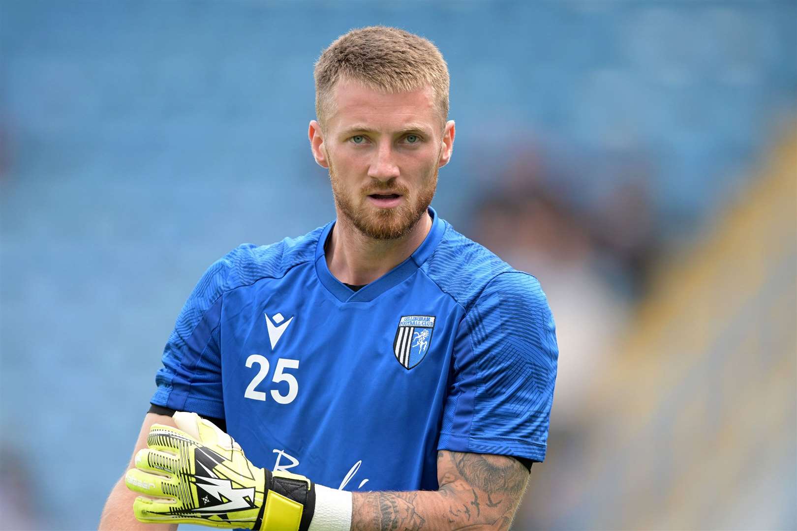 Gillingham goalkeeper Jake Turner has returned after a brief time out following an injury Picture: Keith Gillard