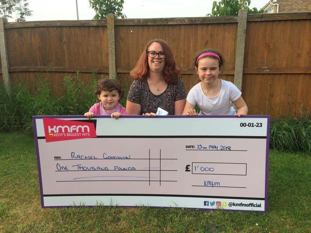 Rachel Goodwin won on kmfm's Thousand Pound Friday competition (2228133)