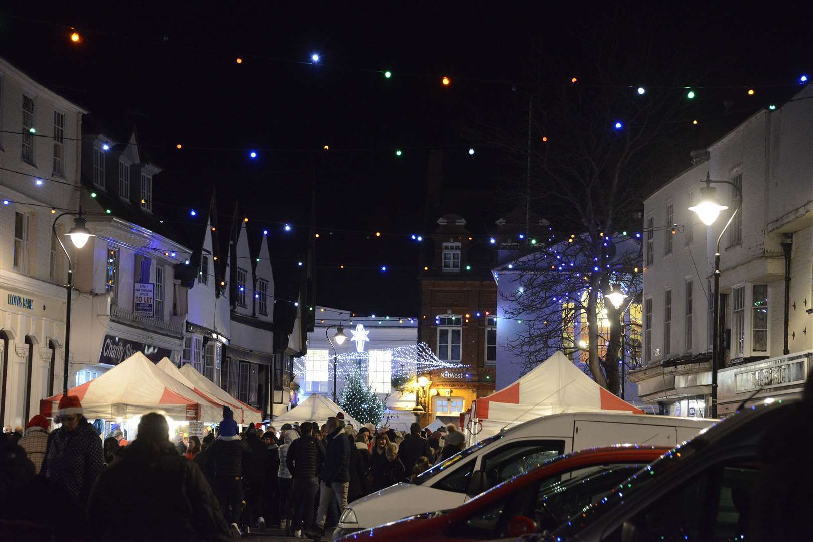 Faversham will still have its Christmas lights - but no community gathering