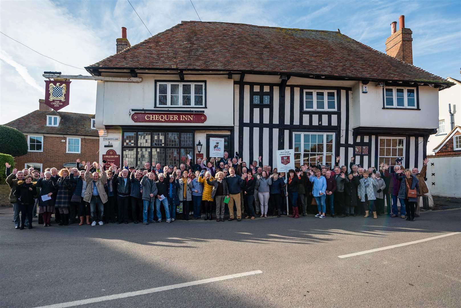 Hooray! The pub is now in the hands of the community. (1512253)