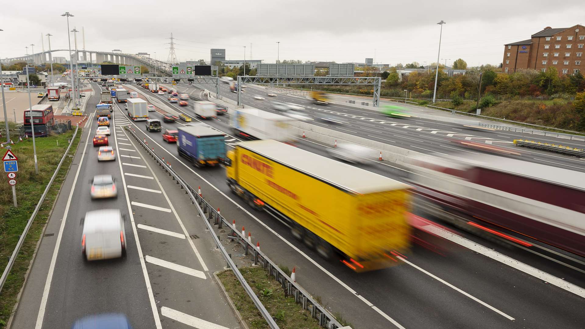 The Dartford Crossing approach