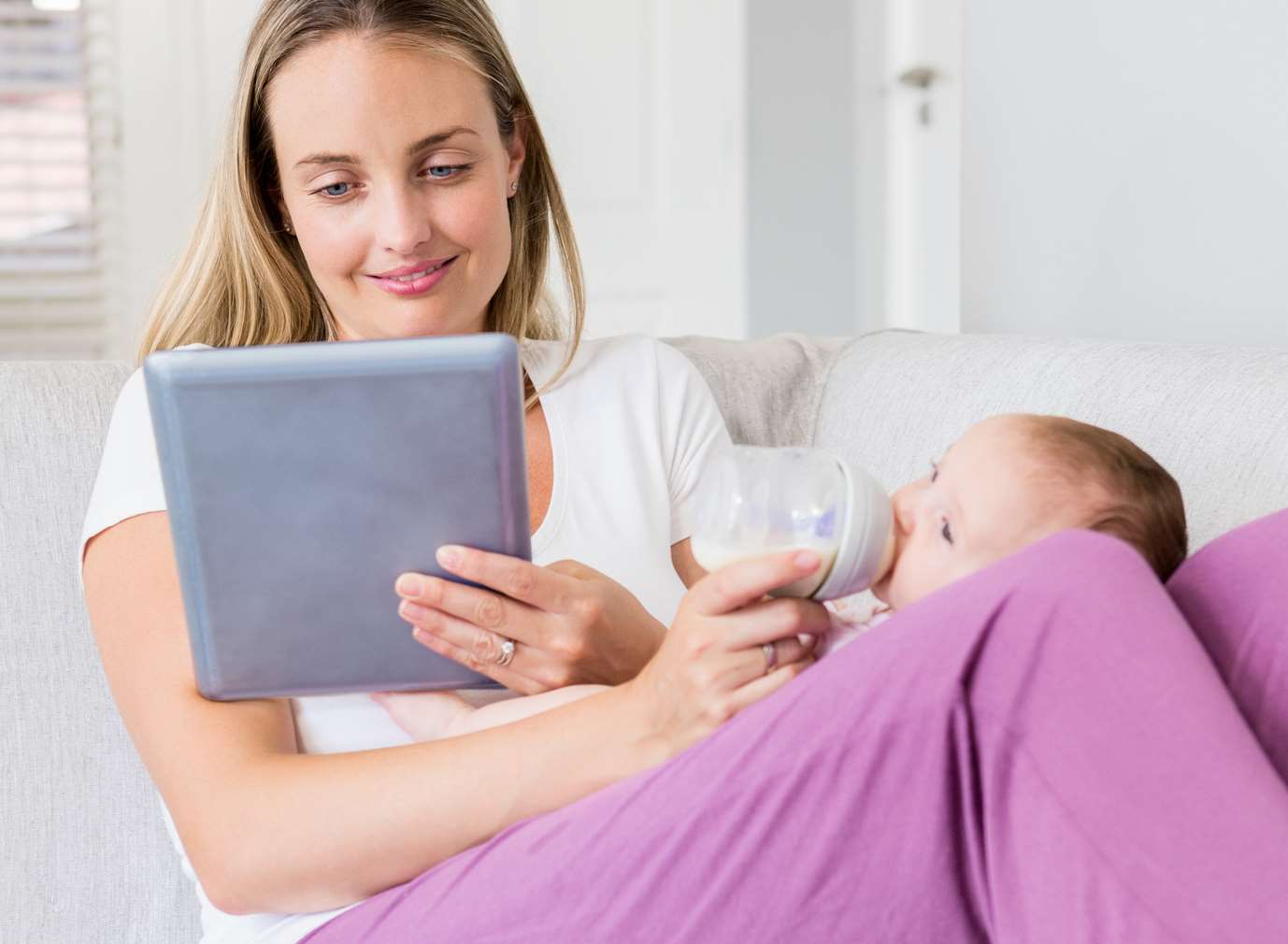 The clinics encourage women to breastfeeding, and help women with the alternatives