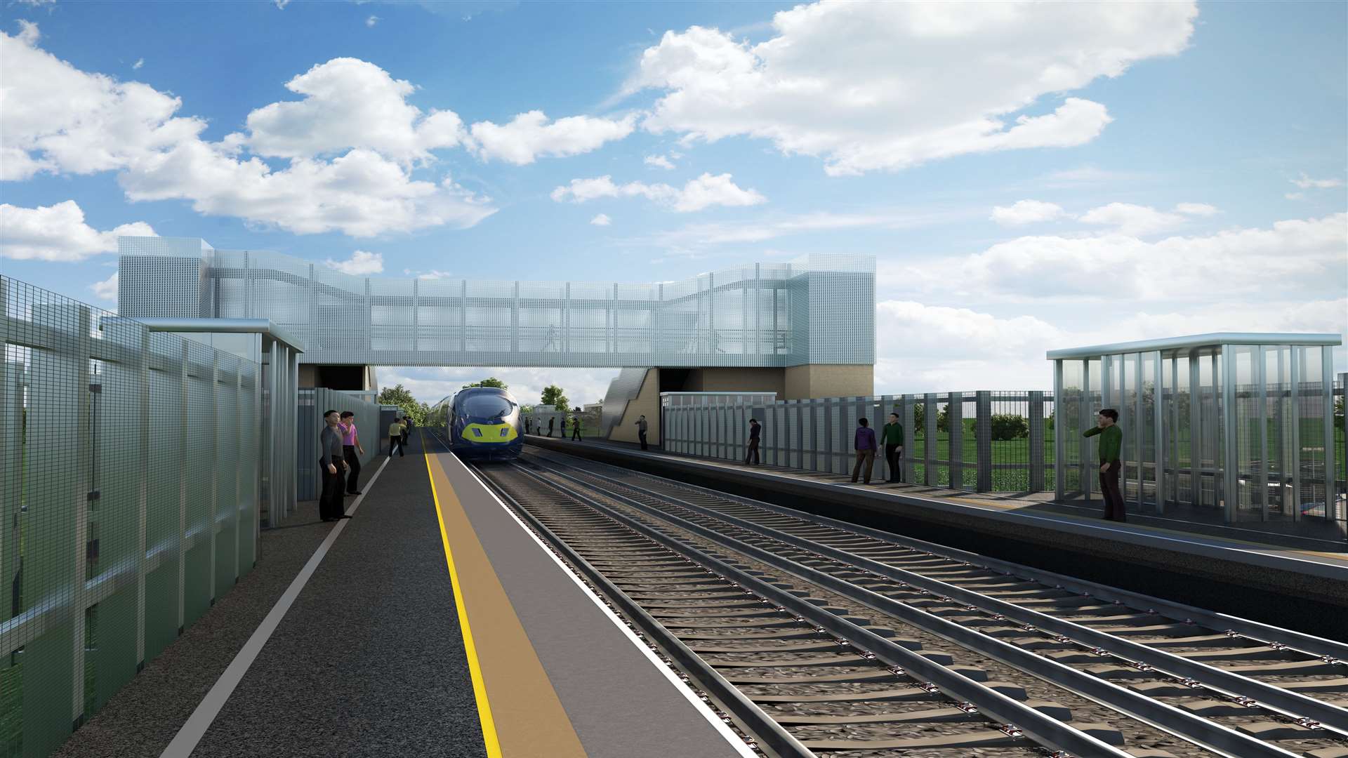 What the platform will look like at the new Thanet Parkway Station