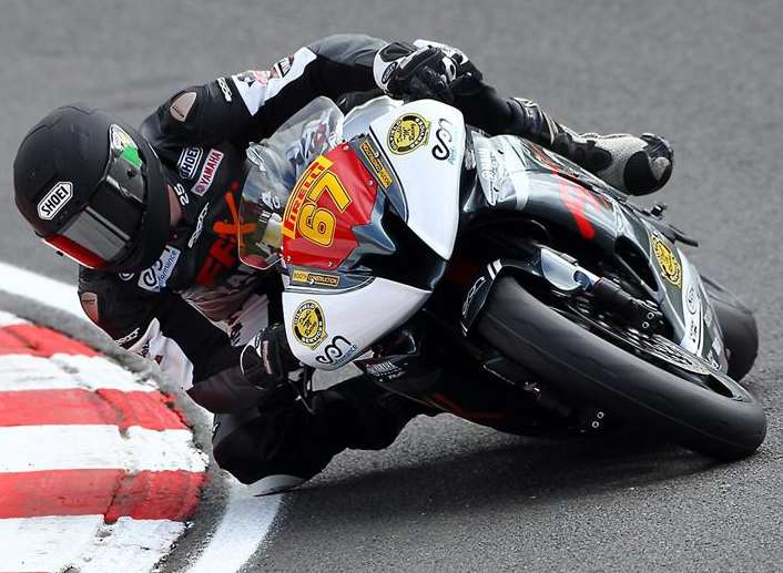 Andy Reid in action for FFX Yamaha at Brands Hatch Picture: Impact Images