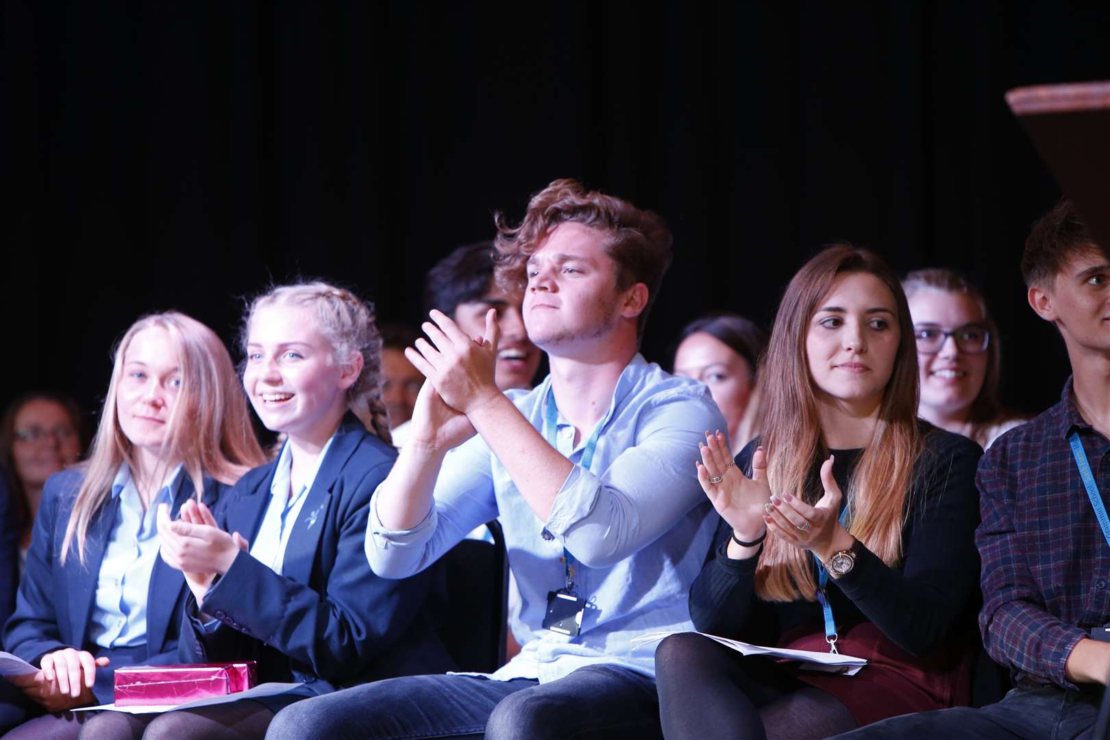 Students enjoying the show. Picture: Andy Jones