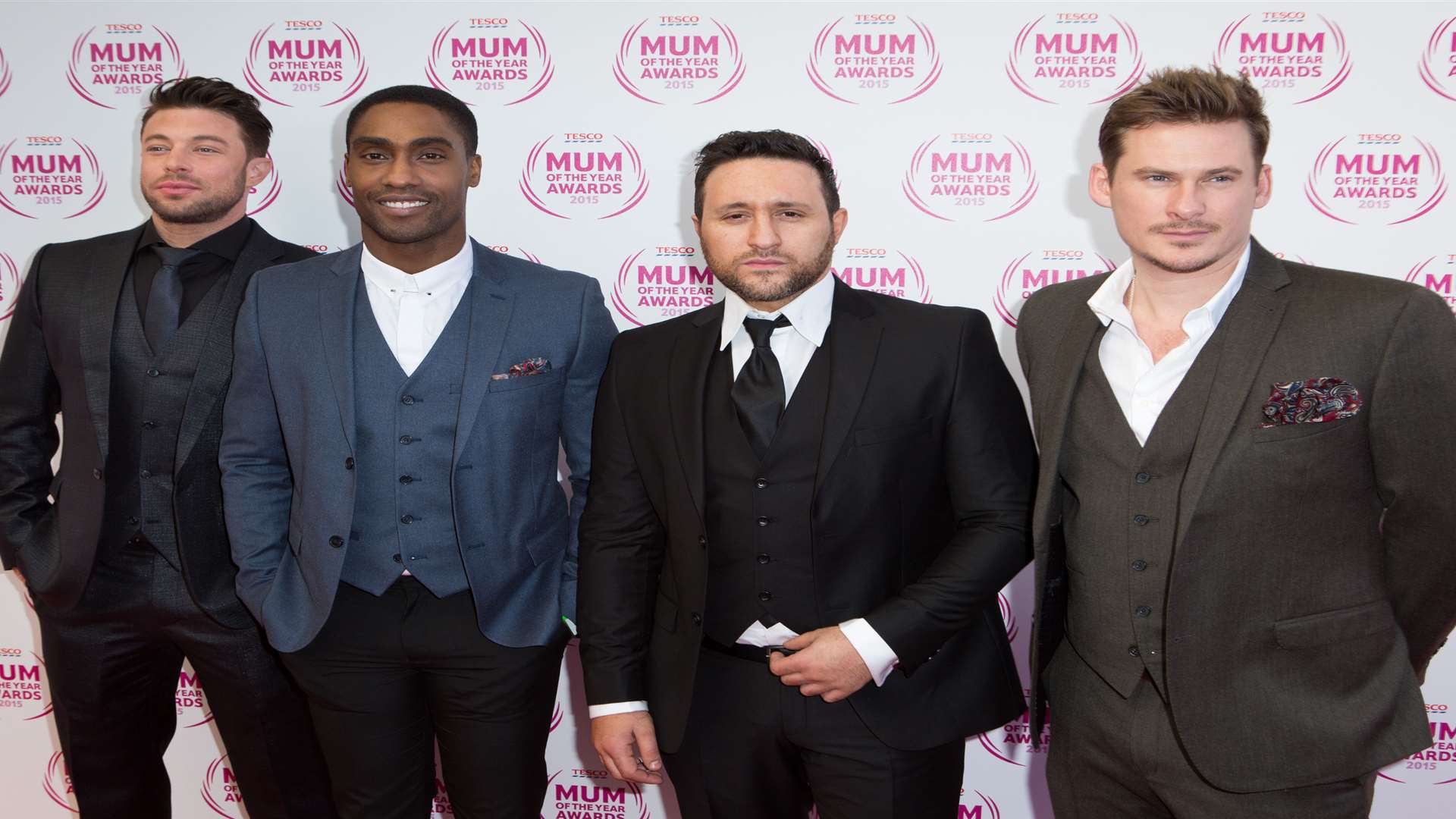 Blue: from left Duncan Jame, Simon Webbe, Antony Costa and lee Ryan Picture: Daniel Leal-Olivas/PA Photos
