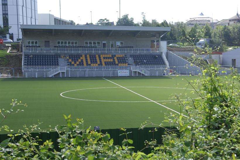 The Gallagher Stadium where two young female fans were subjected to verbal abuse