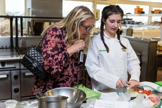 2018 Young Cooks secondary schools winner Amelia Page during the final of last year's competition (16772786)