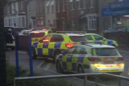 The scene at Coombe Valley Road, Dover