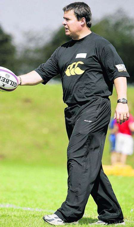 Ashford Rugby Club's new coach Dai Fussell