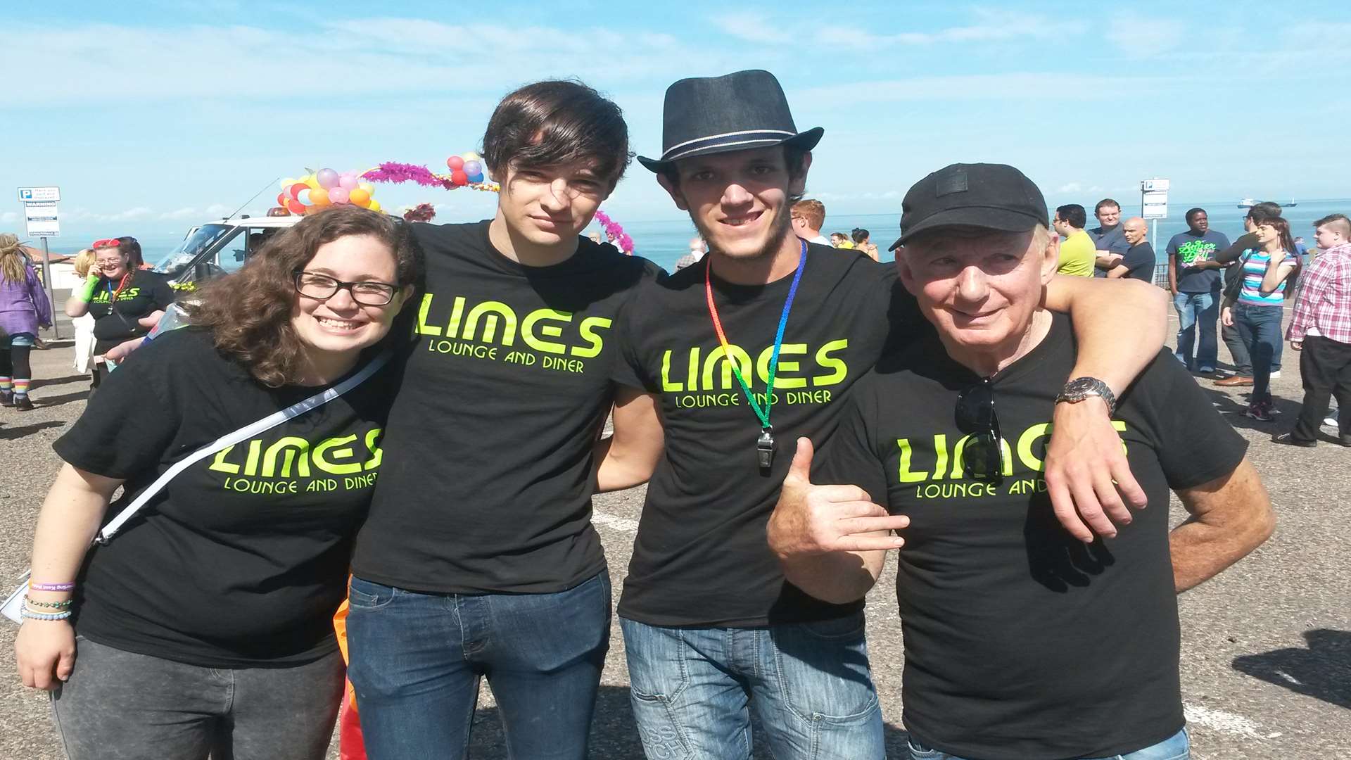 Staff from Limes in Canterbury at the parade