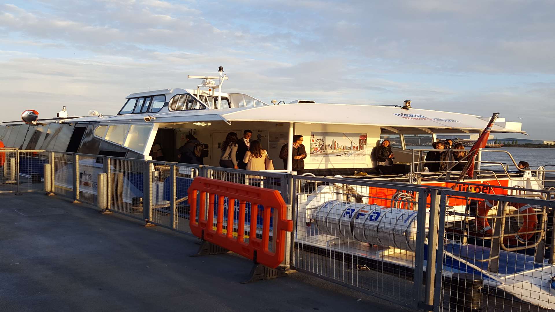 All aboard the new boat service to London