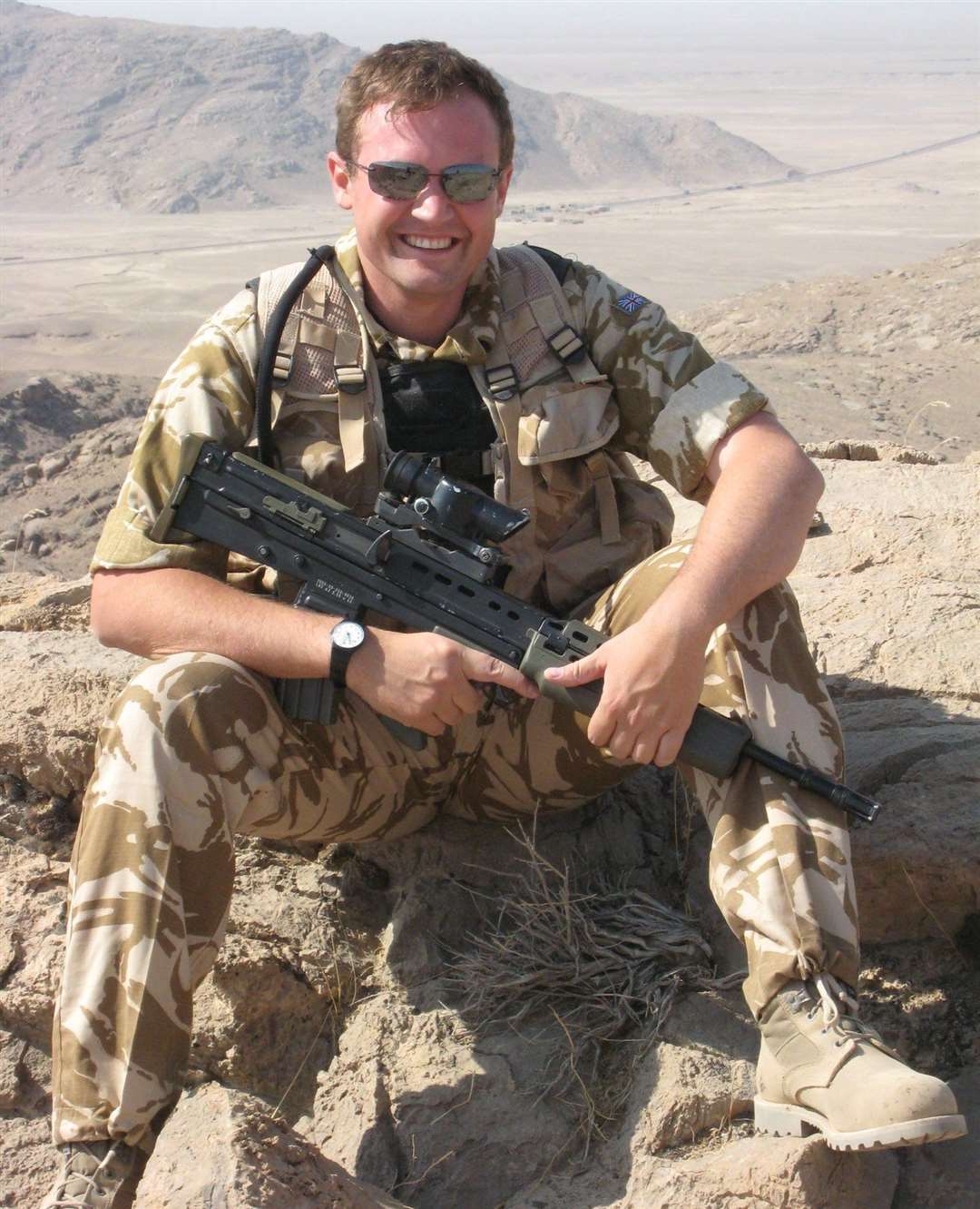 Tom Tugendhat MP during his time serving with the Royal Marines as an intelligence officer