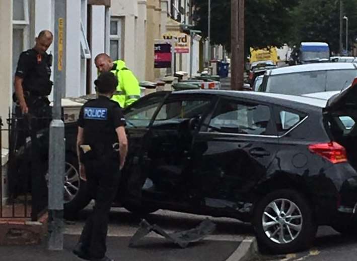 Police were called to Winstanley Road, Sheerness on Monday afternoon. Pic: Lee Anning