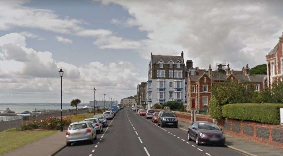Fire crews were called to a blaze in a flat in Victoria Parade, Ramsgate. Picture: Google Street View