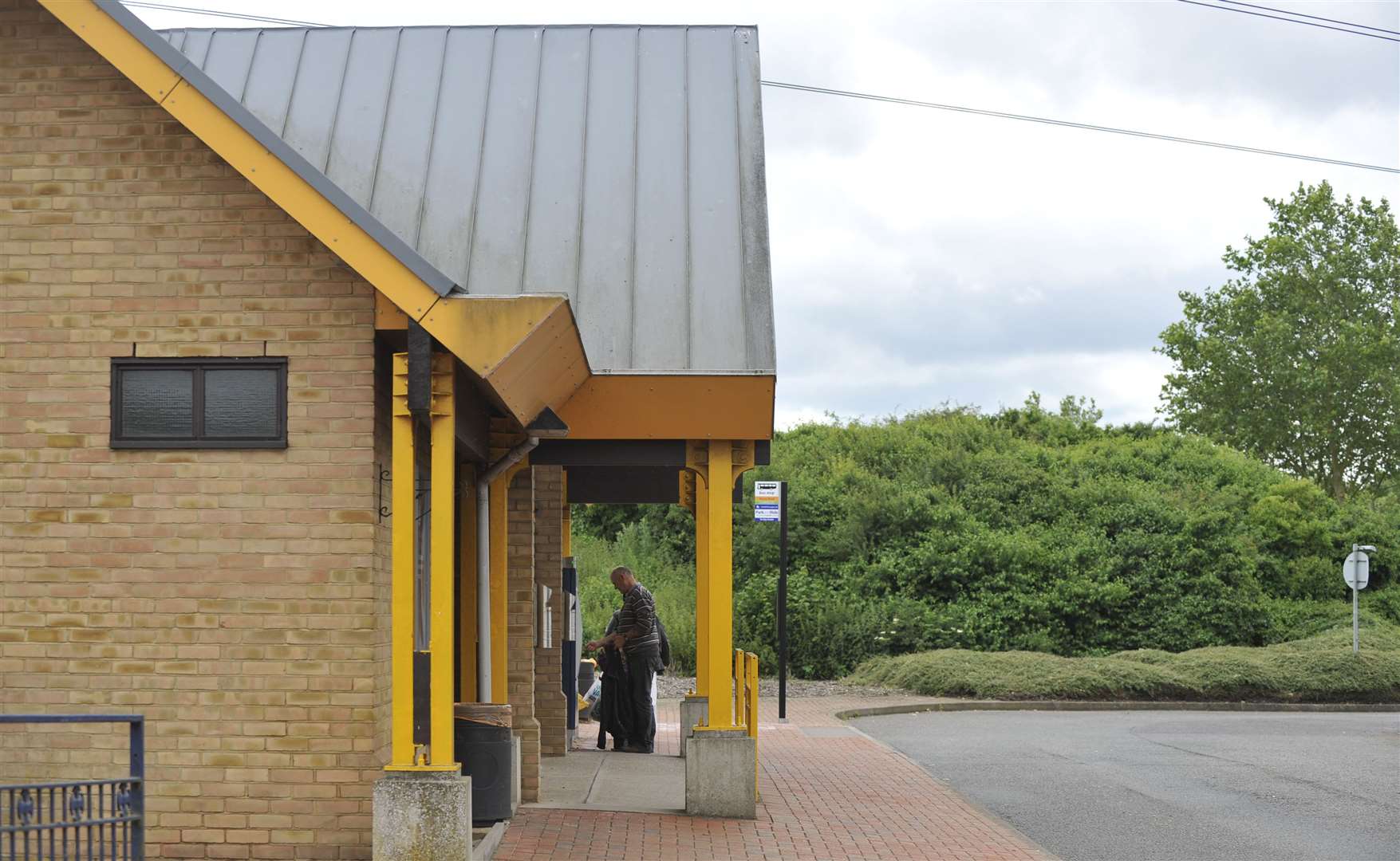 The Sturry Road park and ride building in Canterbury was closed over the weekend
