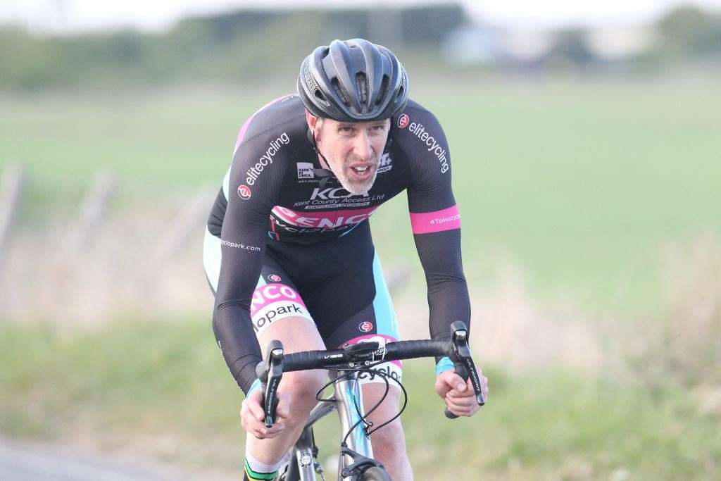 Steve Gibson was the winner of the Wigmore CC 2022 Evening Time Trial round one Picture: Mike Savage Photography