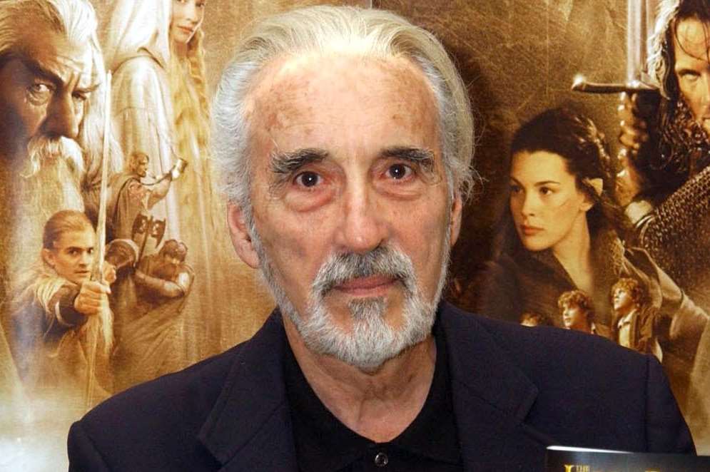 Actor Christopher Lee was one of the British horror stars