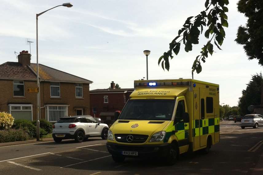 Paramedics from South East Coast Ambulance Service were also called to the crash